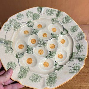 Deviled Eggs Plate Vintage